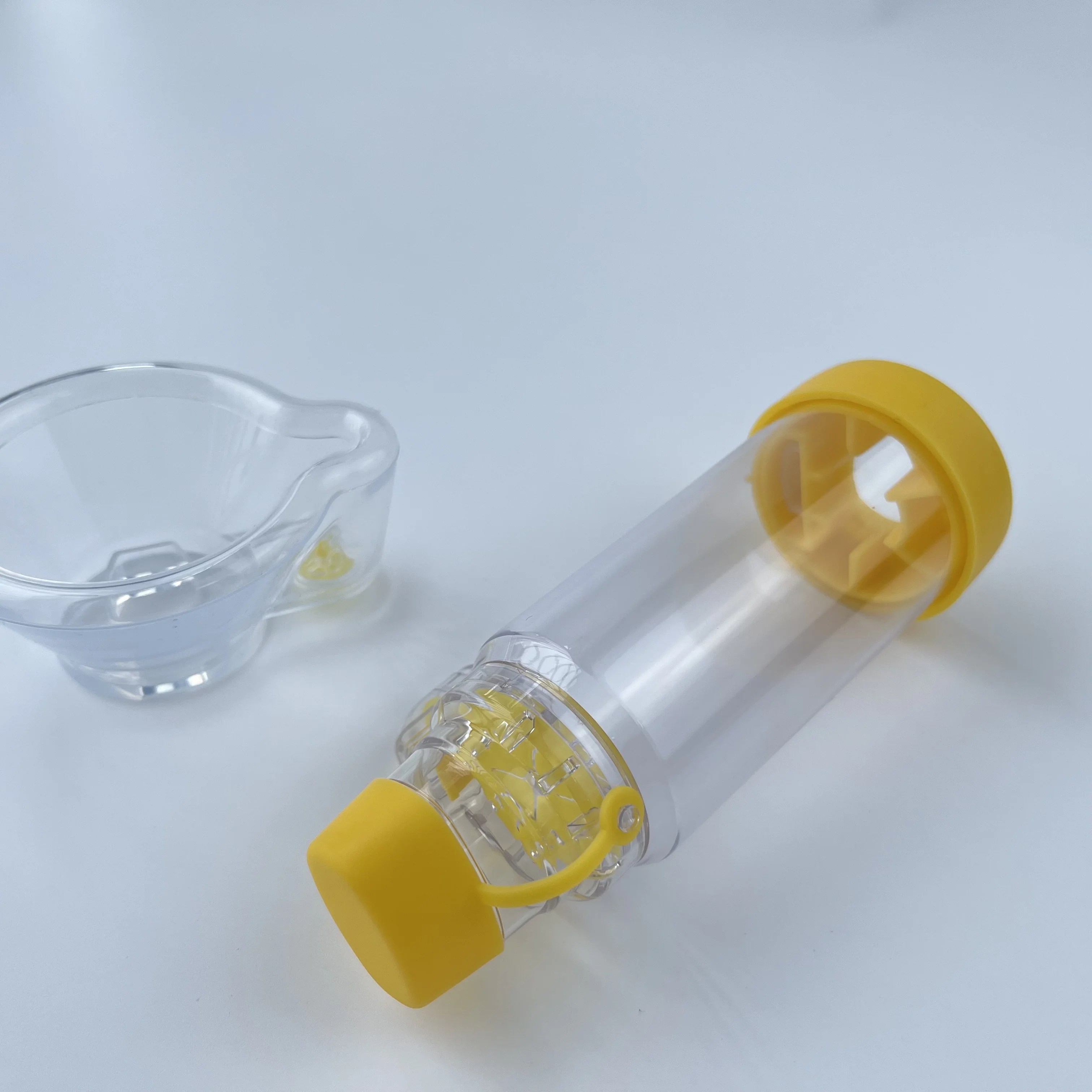 Aerosol Inhaler Chamber 350ml Mdi Spacer Asthma Chamber with Silicone Mask inhaler tube