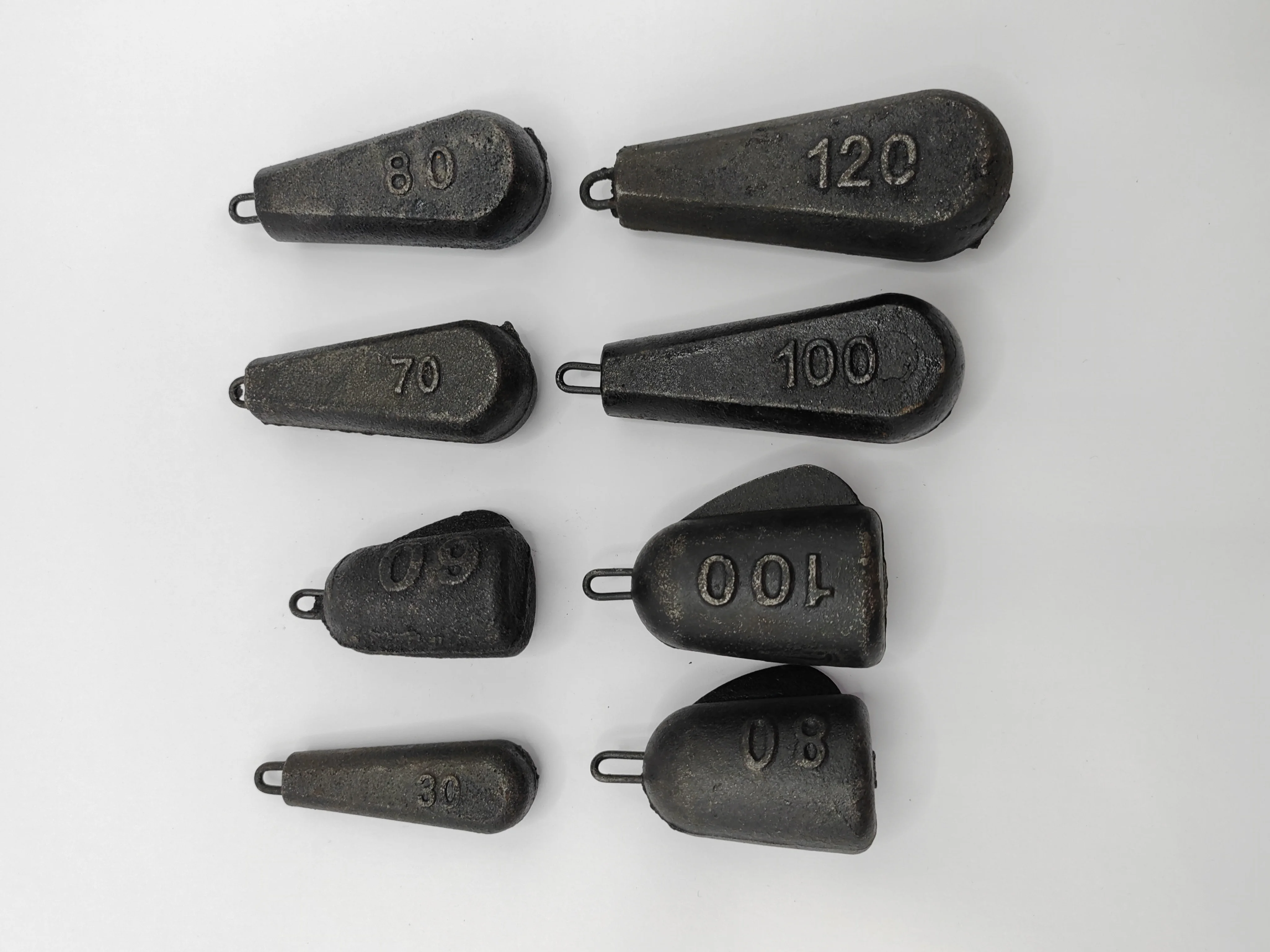 Wholesale Customized Fishing Swivel Colorful Fishing Iron Weights