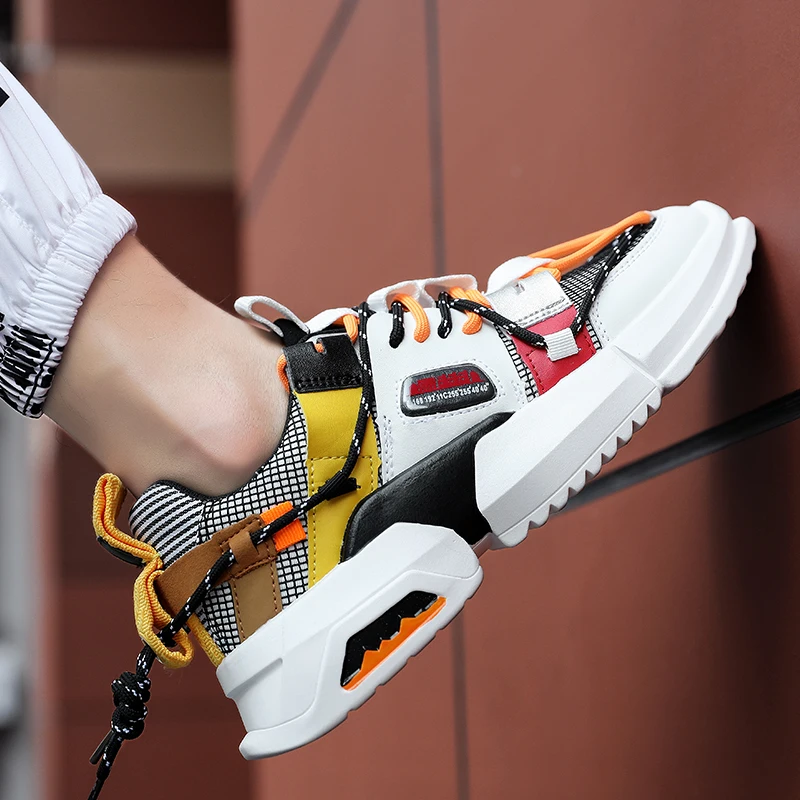 Zapatos De Moda Wholesale Hot Design Casual Chunky Stylish Men Fashion Sneakers