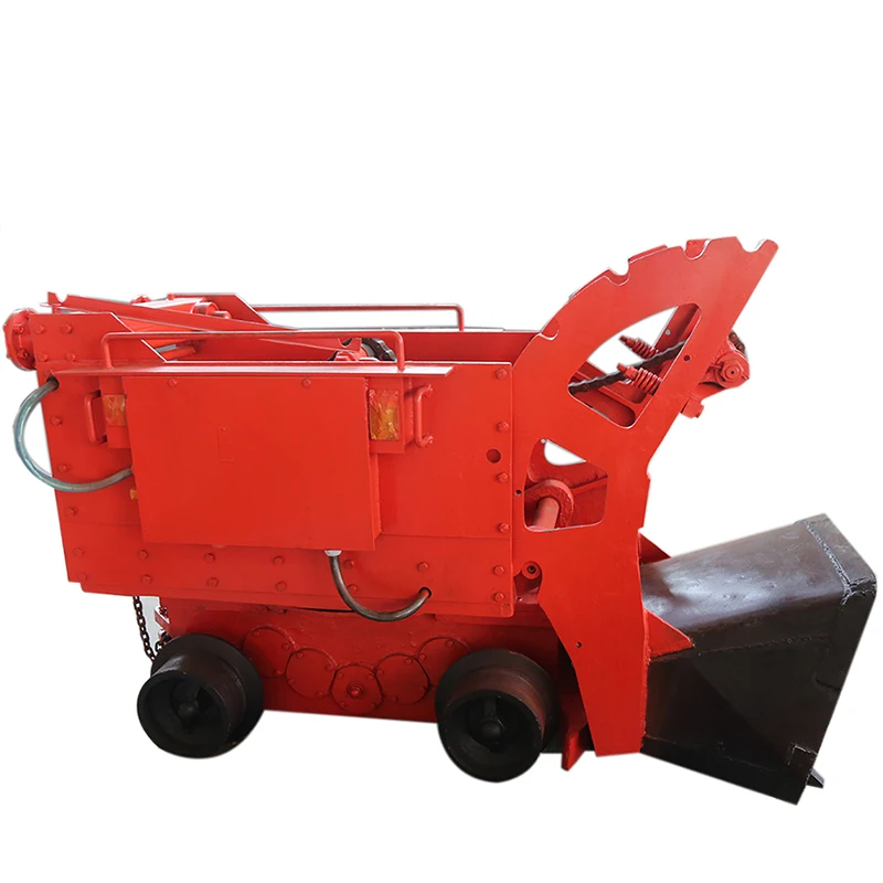 Small Crawler Underground Pneumatic Mucking Rock Loading Machine Tunnel Electric Crawler Rock Shovel Loader Price