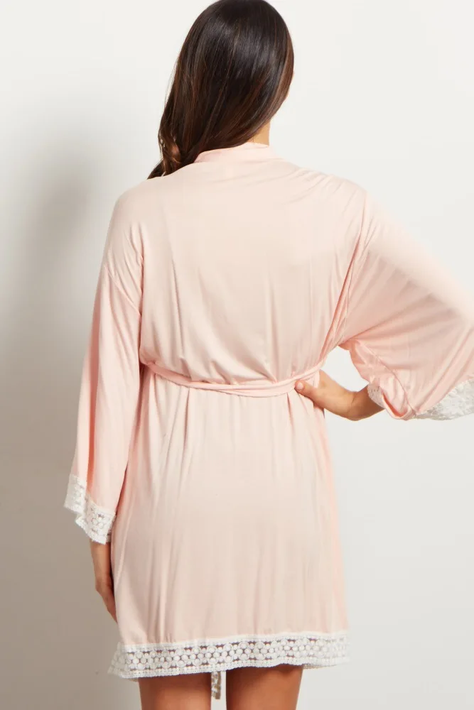 Оптовая продажа мягких пижам больших размеров для кормящих матерей, удобная хлопковая кружевная Пижама для кормящих мам, Халат