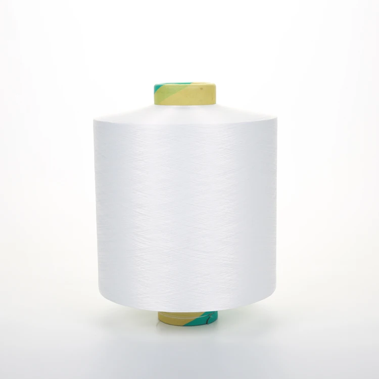 AA grade Polyester yarn 150D/48F SIM dty semi dull raw white