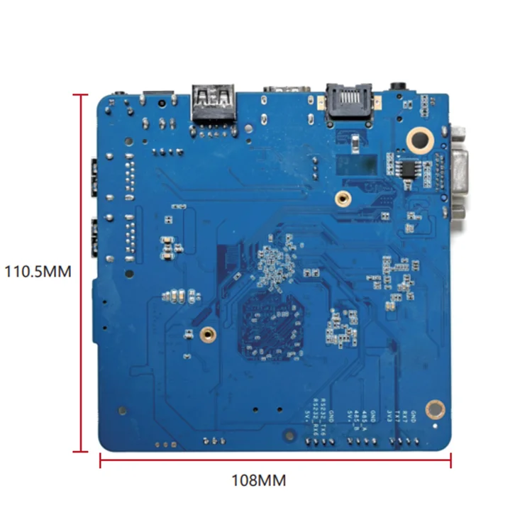 RK3566 Chip Quad Core Board  TV Box ARTIFICIAL Intelligence Edge Device Android System Industrial Control Panel