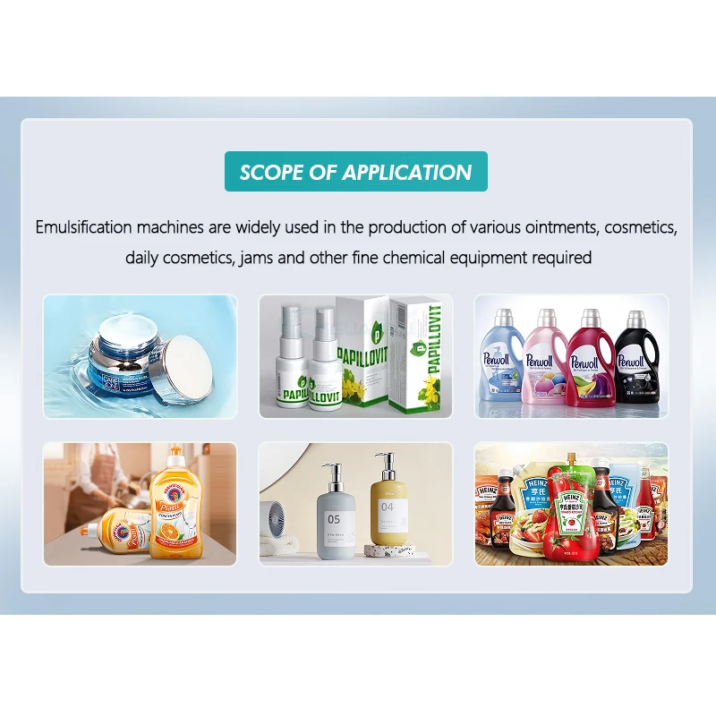 Guanyu Pharmaceutical Emulsifying Mixer Vacuum Emulsifier Mixer Homogenizer For Cosmetic Gynecological Gel Making Machine