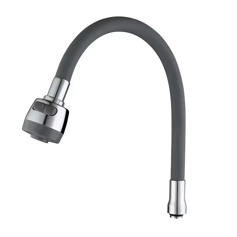 2024 Lizhen Hwa.Eng New design factory colorful silicon flexible mixer tap kitchen sink faucet with Flexible Pipe
