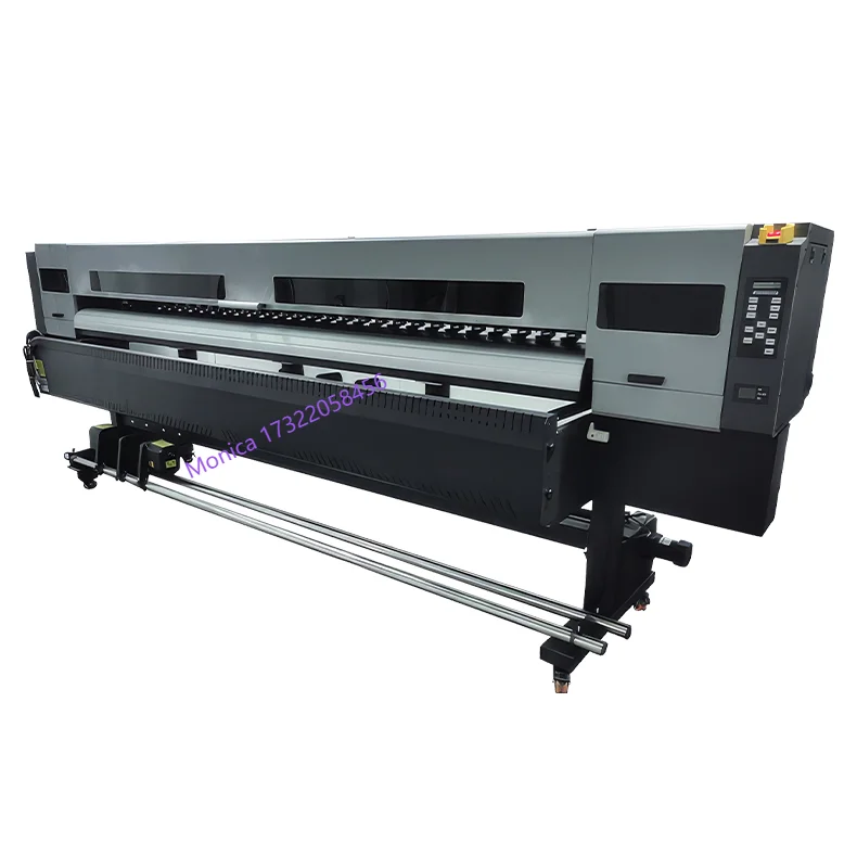 Промышленная УФ-струйная печатная машина Epson i3200A1/i3200E1 3 2 м широкоформатный Эко-растворитель рекламный баннер