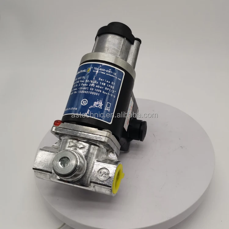 Industrial kiln pipeline accessories 220V quick opening gas solenoid valve 3/4IN