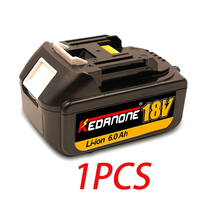 С зарядным устройством BL1860, перезаряжаемая батарея 18 в 6000 мАч, литий-ионная батарея для Makita 18 в, батарея BL1840 BL1850 BL1830 BL1860B LXT 400