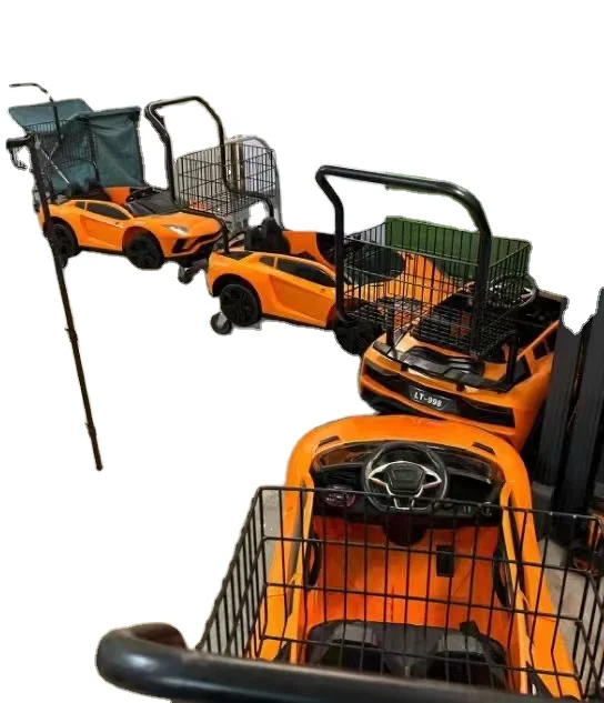 Grocery Supermarket Hypermarket Kids Plastic Shopping Cart Trolley
