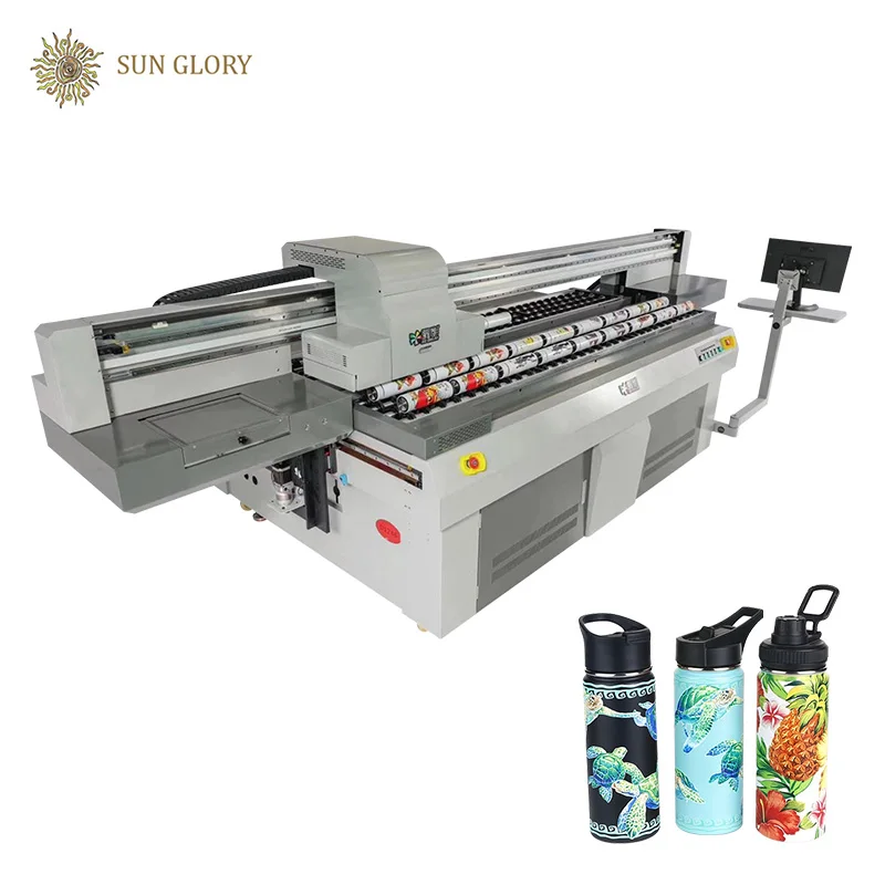 Машина для печати на бутылках, машина для УФ печати этикеток на пластиковых стеклянных бутылках для бутылок из нержавеющей стали