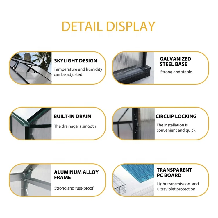 Low Price Plant Greenhouse Growing Systems Plant Custom Farming Outdoor Portable Greenhouse