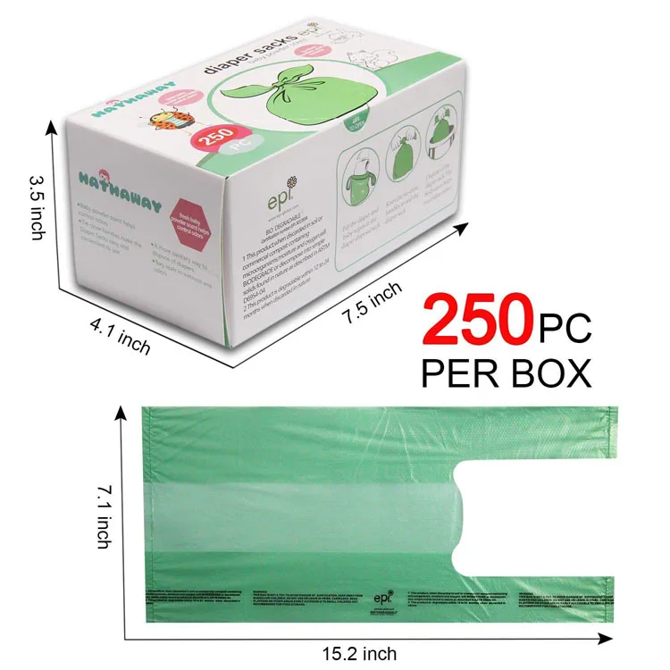 
Custom printed corn starch biodegradable bags bio PLA organic plastic wasted bag 