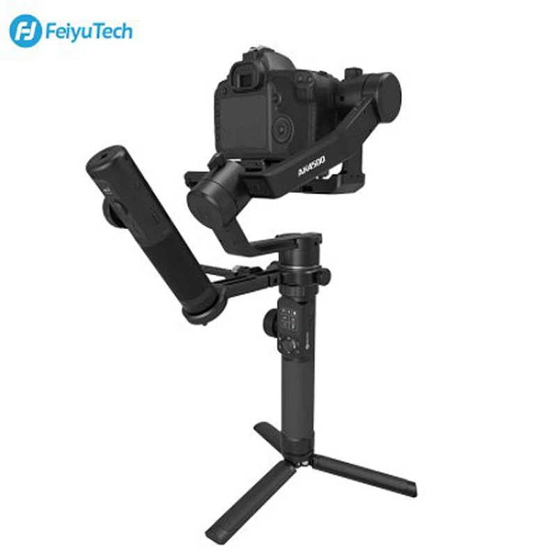 Фон для фотосъемки FeiyuTech AK4500 4 6 кг грузоподъемность 3-осевой портативный монопод с шарнирным замком DSLR Стабилизатор камеры пультом дистанционного управления непрерывного изменения фокусировки