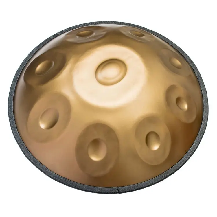 ASTEMAN Handpan Performers Series Golden 9 Note Handpan Machine Instrument Quenching Process Percussion Musical Drum