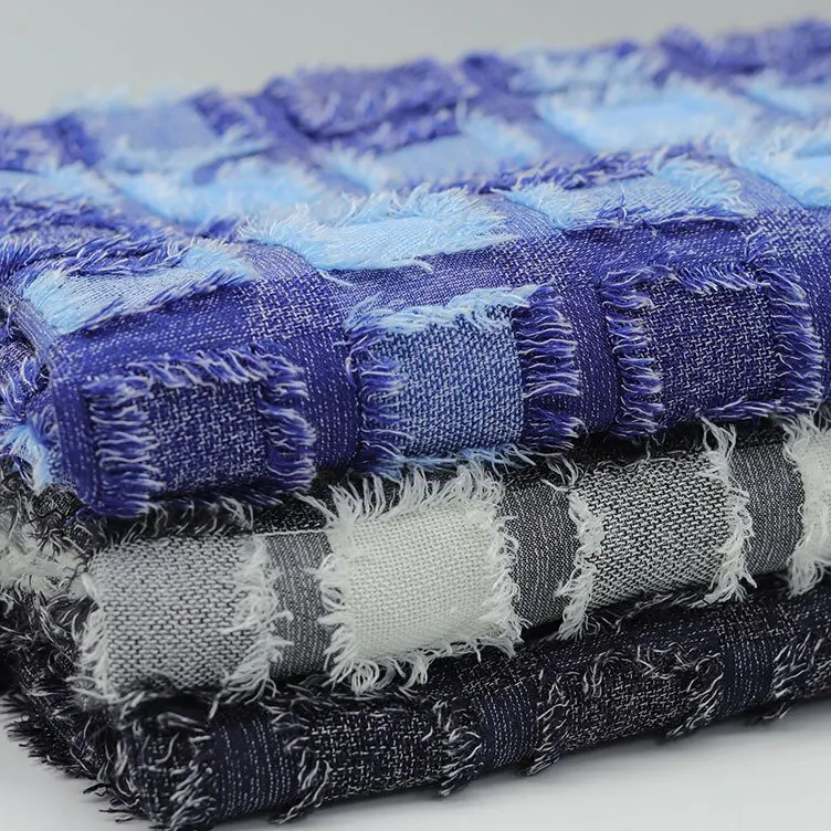 Wholesale Wool Yarn-Dyed Plaid Shirt Fabric for Men and Women Twill Style for Clothing and Shoes