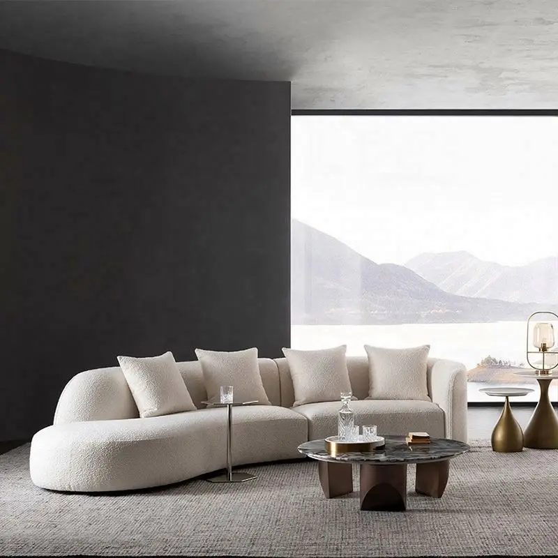 Wholesale Discount Sectional  Combination Modern Living Room Luxury Sofa Set Furniture