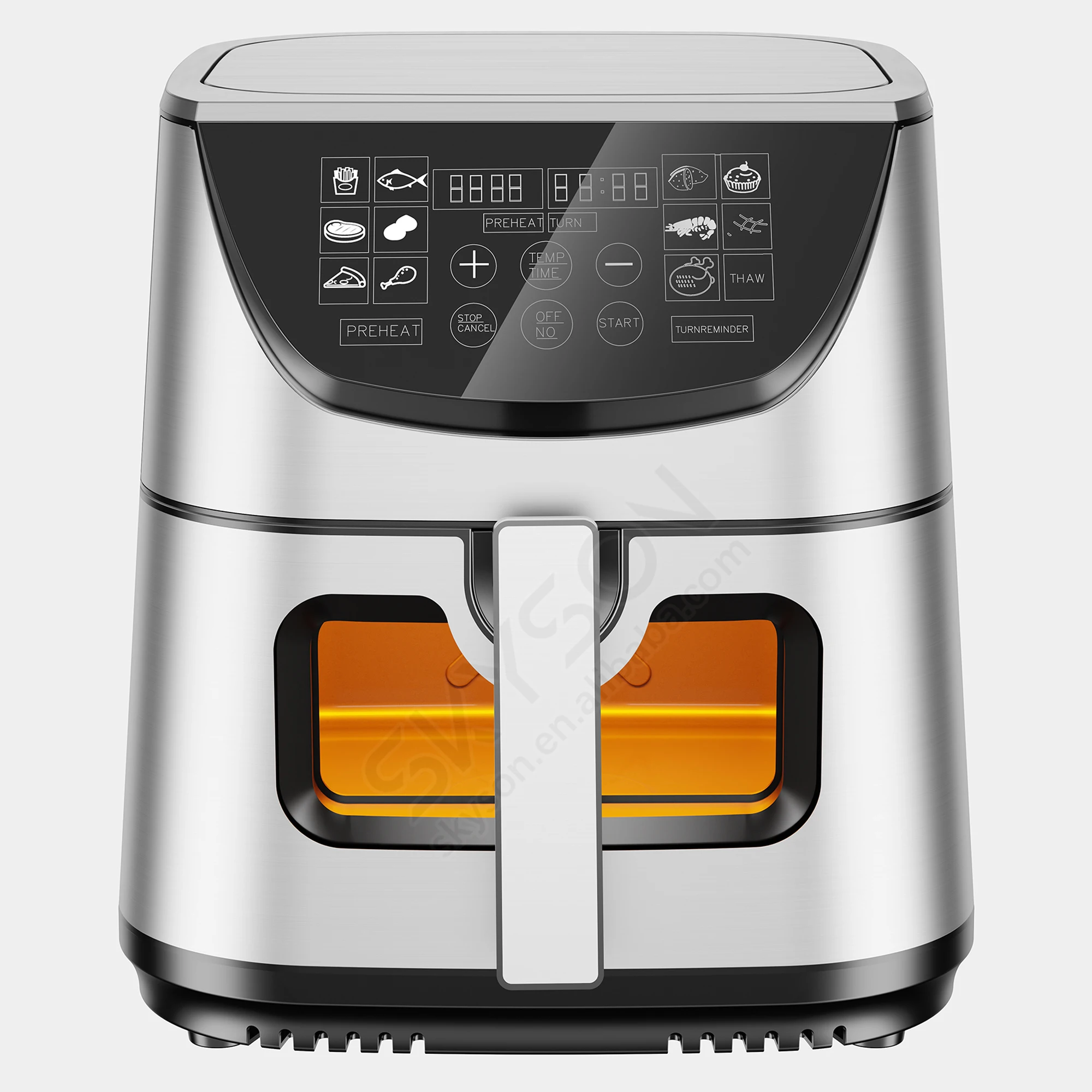 Newest 8l 9L Air Fryer Without Oil Oven Led Touchscreen Electric Deep Fryer 2200w Nonstick Basket Kitchen Cooking Fry