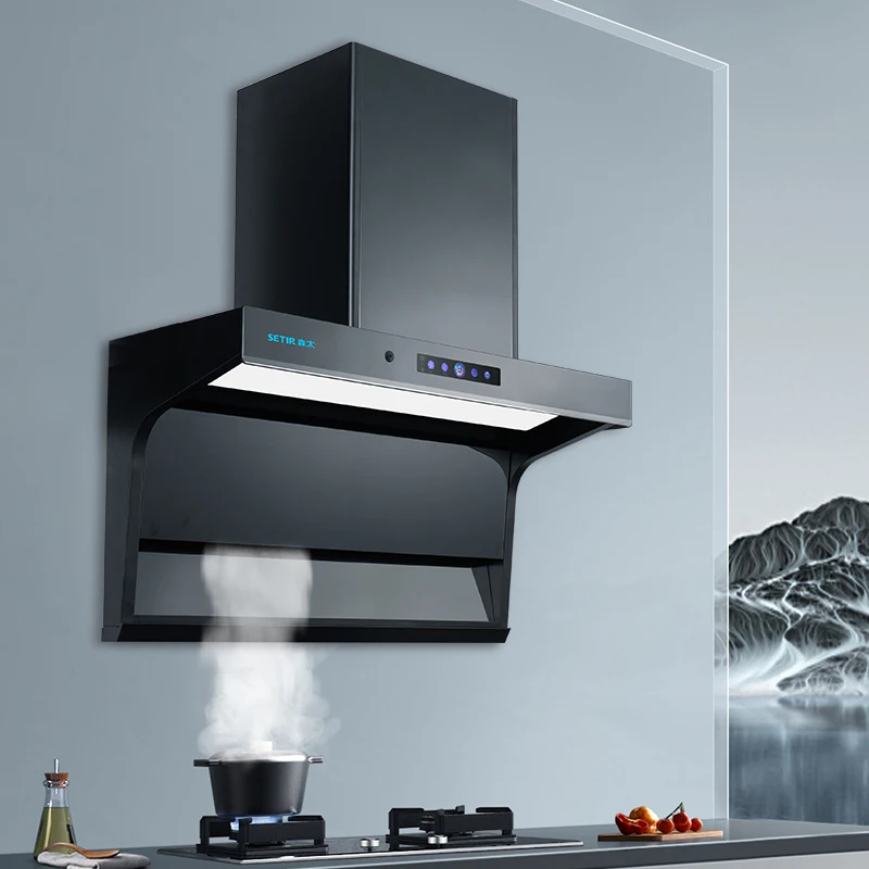 Under cabinet cooker hood kitchen ventilation copper chimney t shape range hoods kitchen chimney hood