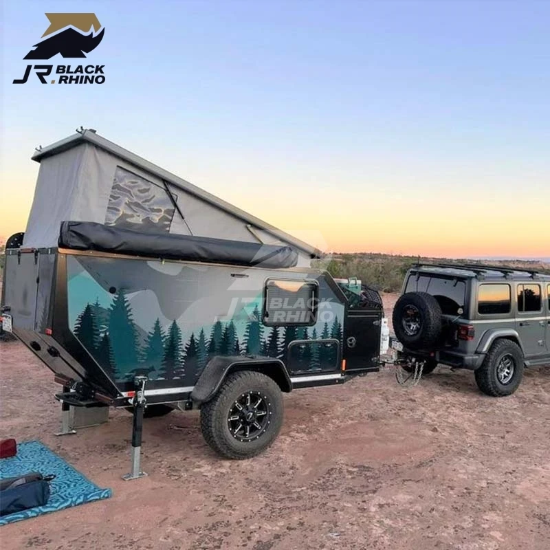 Independent suspension offroad trailers travel trailer rv van camper hybrid camping camper