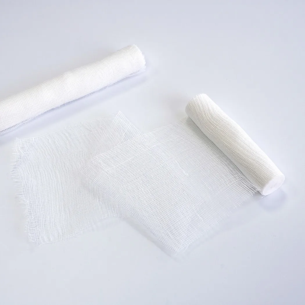 Medmount Medical Sterile/Nonsterile High Absorbent 100% Cotton 40x90cm 50x90cm 1000m 2000m Gauze Roll with CE/ISO