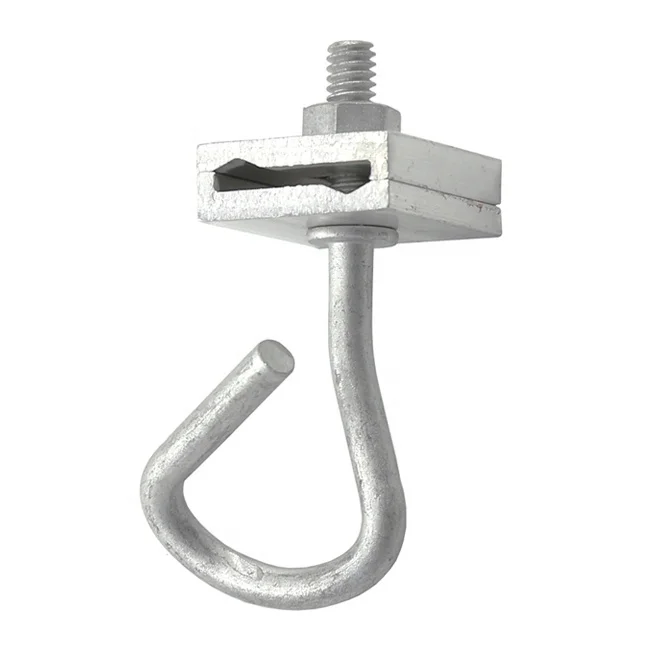 Q Span зажим оцинкованный стальной болт Алюминиевый для кабеля коаксиальный держатель
