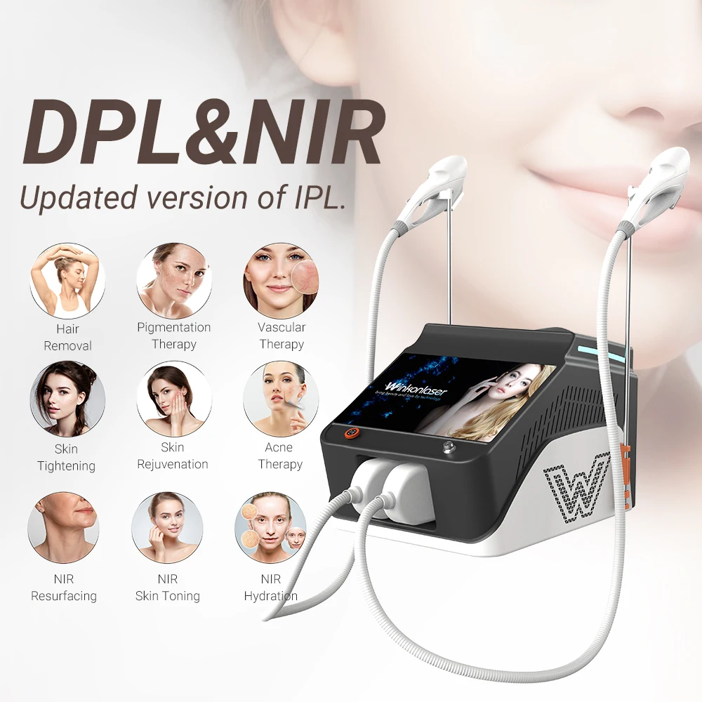 Professional Hair Removal Dpl Opt Nir E-Light Ipl Photorejuvenation Machine For Whitening Remove Freckles