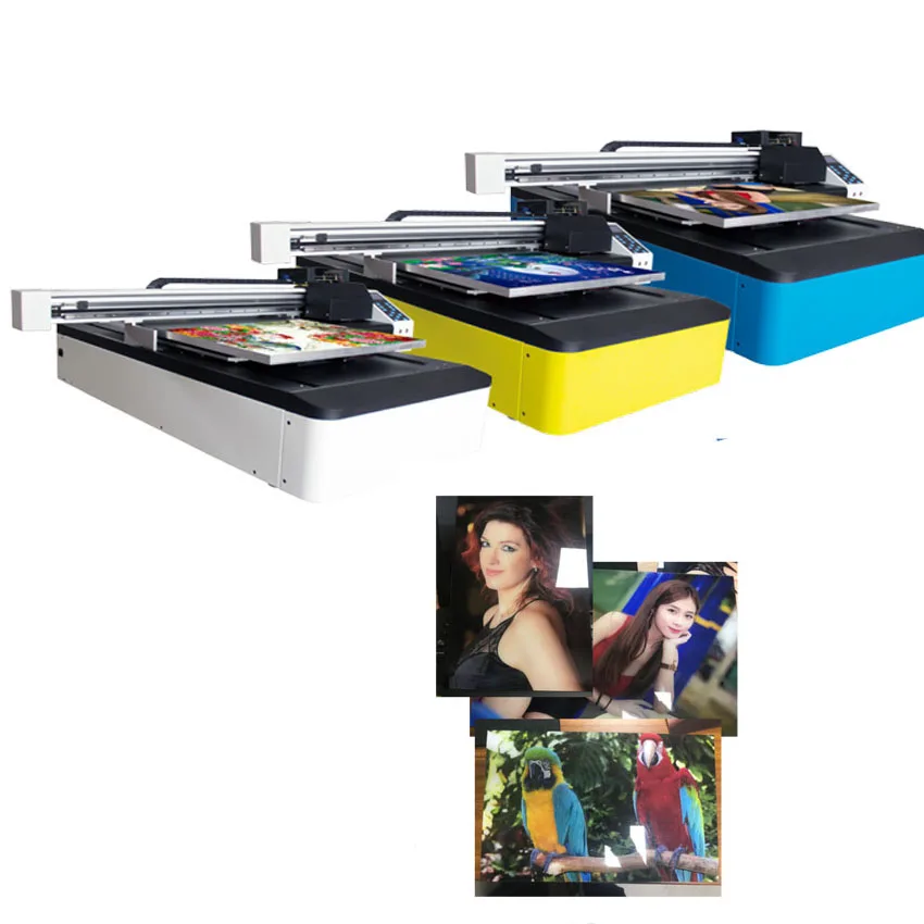 small LED 6090 UV Flatbed Printer For Printing glass/ metal /phone case/ ceramic title /wine bottle/gifts