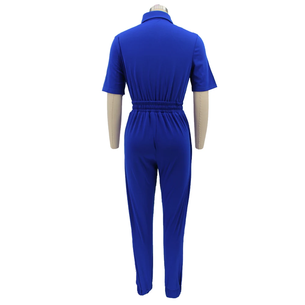 Custom Make New Arrival Sexy Tight Women Fashion Long Sleeves Jumpsuit Pure Color Adult One Piece Jumpsuit Women 2022