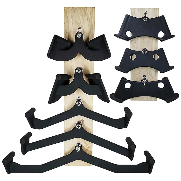 Wholesale Gym Fitness Accessories Cable Pull-Down Lat Bar Attachments Dip Stands for Effective Lat Pull-Down Training