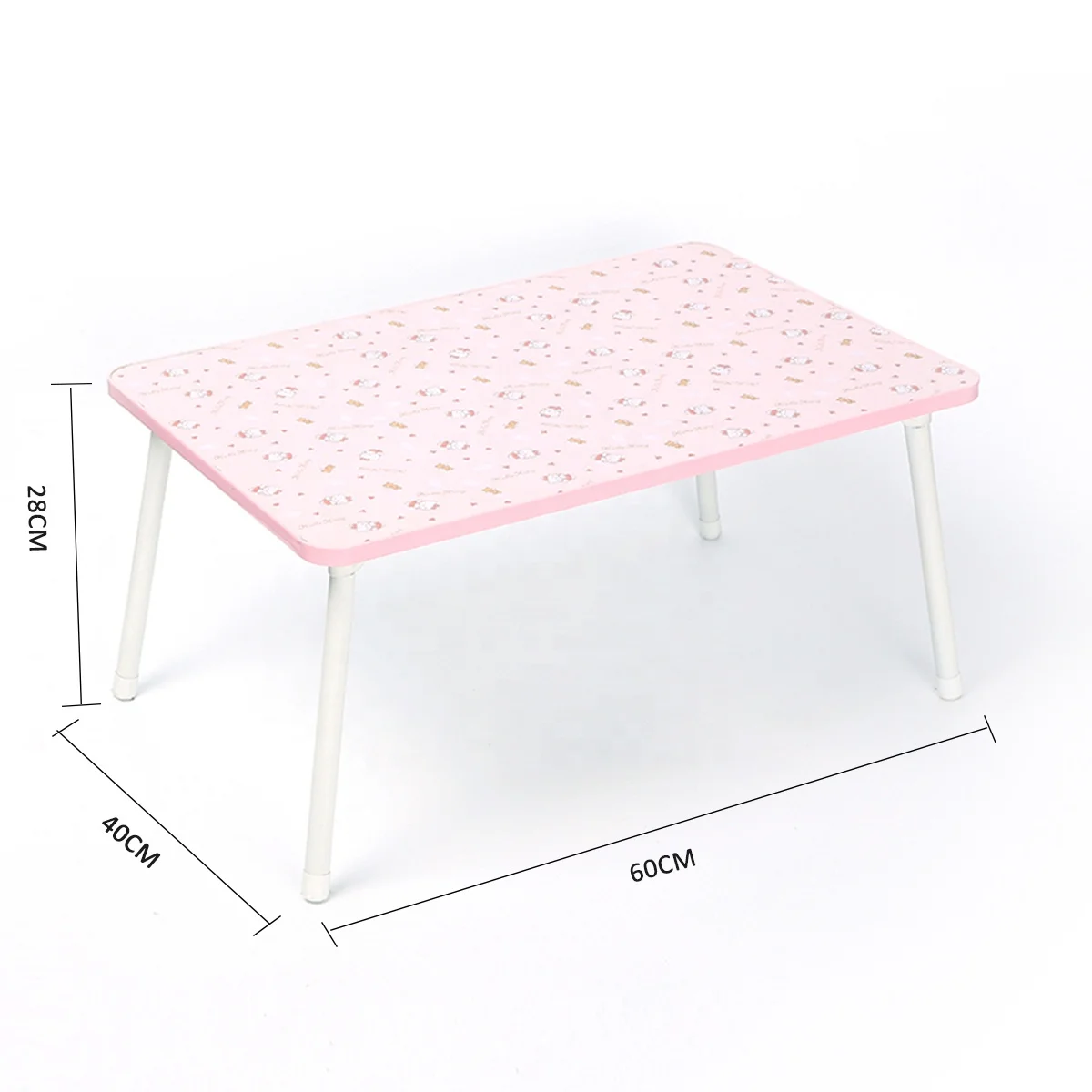 Стол компьютерный складной портативный, нескользящий прикроватный столик для чтения, детская мебель для дома