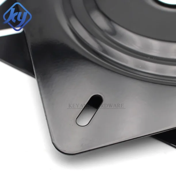 12 Inches Square Furniture Hardware Turntable 360 Degrees Free Rotation Full Ball Bearing Accessories Swivel Plate