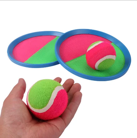 Playground Catch game toy Beach Paddle ball Game throwing catching target magic sucker ball sticky Toss Catch Ball Set for kids