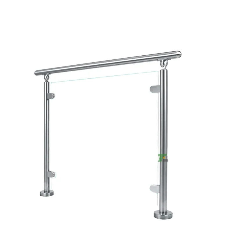 DF Современные Балконные Перила из нержавеющей стали стеклянные балюстрады наружный забор/перила для балкона