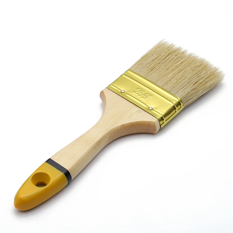New designer trendy custom fashion Bristle Nylon hair wood plastic handle paint brushes