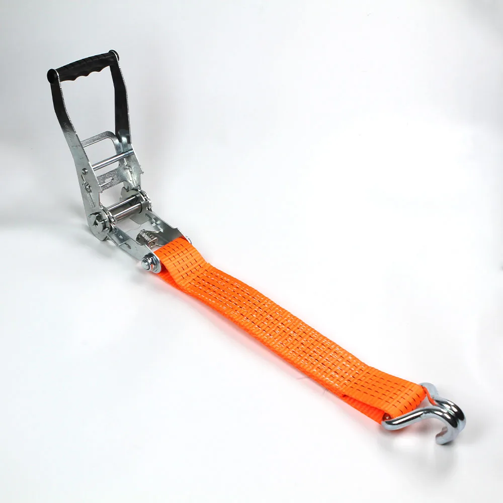 Ropenet  Factory Supply CE certified Truck Cargo lashing strap heavy duty ratchet tie down strap