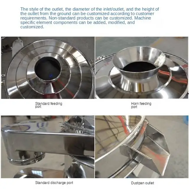 Air Jet Sieving Machine Oscillating Sifter Vibro Separator With Ultrasound