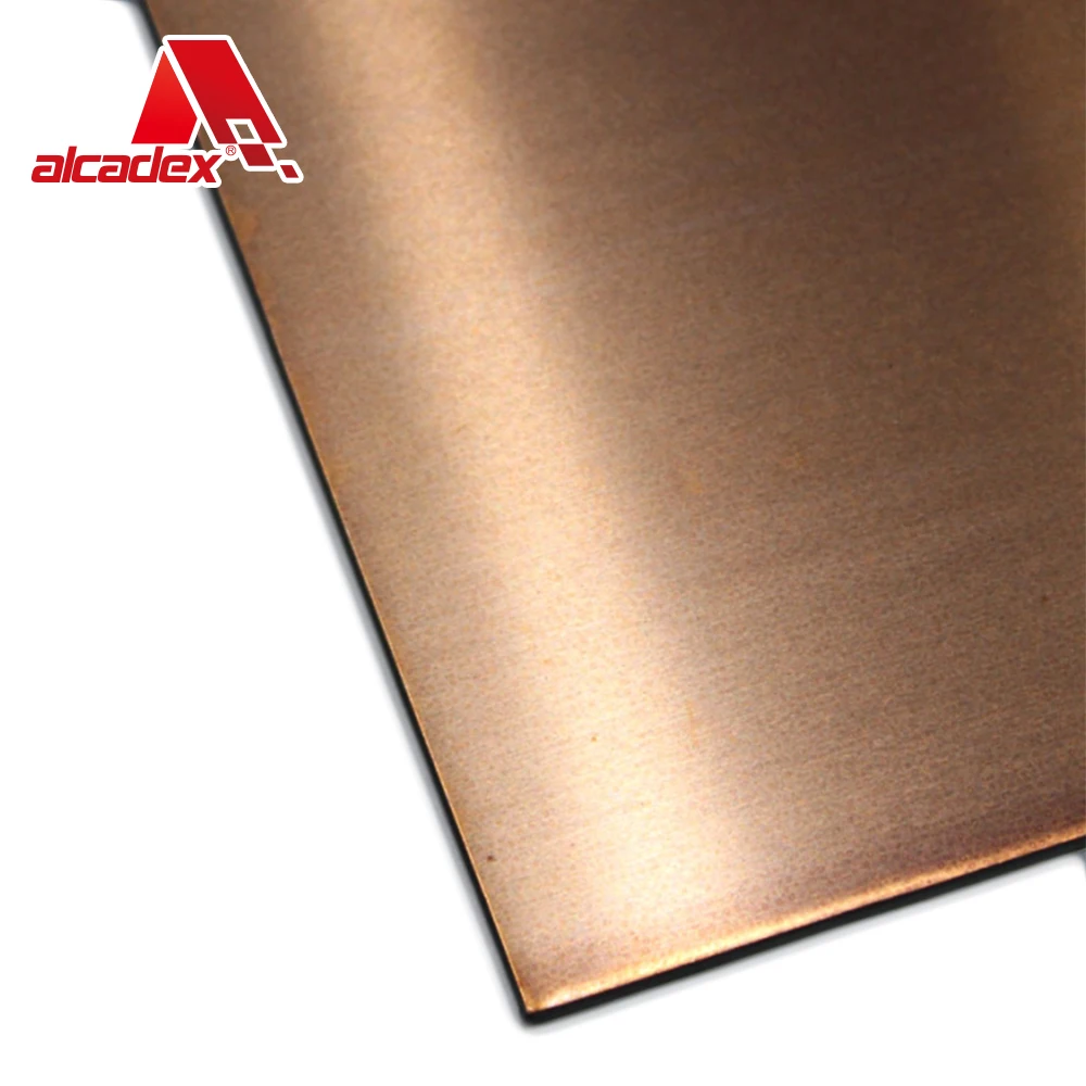 Alcadex compostos de aluminio acm placas ACM aluminium composite material Exterior cladding sandwich curtain wall panels boards