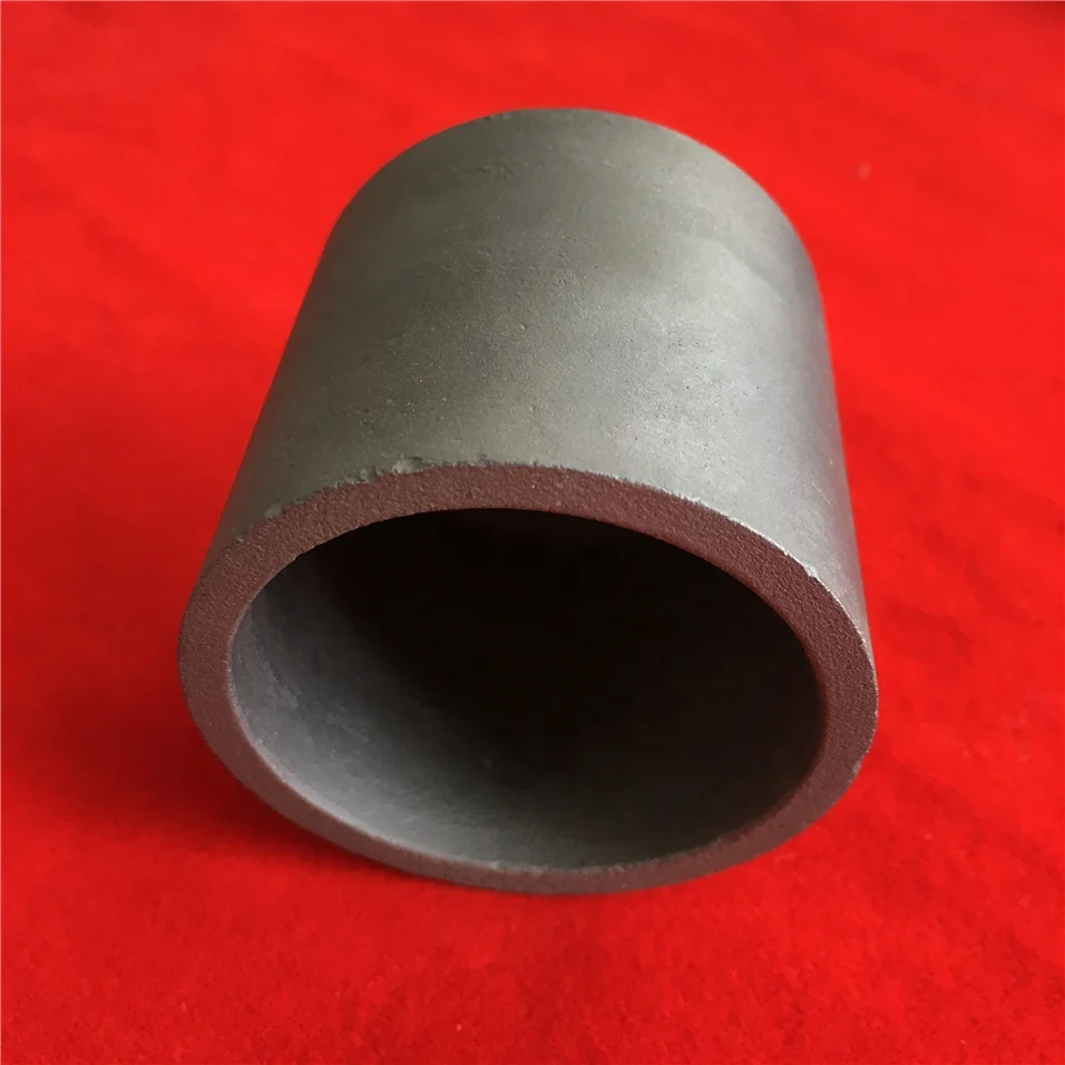 Heat resistant SISIC silicon carbide graphite crucibles for melting metal