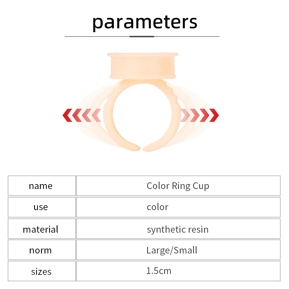 Новинка 100 шт. одноразовое кольцо для нанесения татуировок