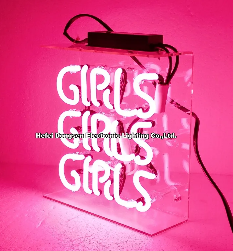 Girls Girls Girls Neon Sign