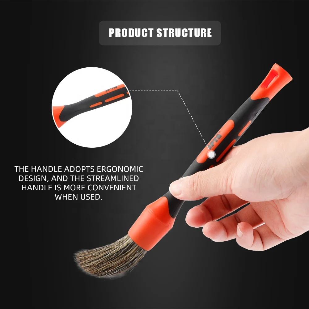 Новинка, Набор сменных мягких щёток SPTA с ручкой из ПП + ТПР, 5 шт.