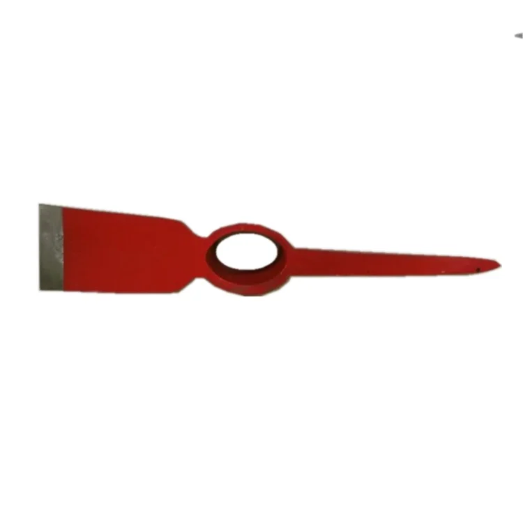 Good Quality pickaxe Construction Tools Red Shovel Pickaxe Cross Iron Fire Control Pickaxe