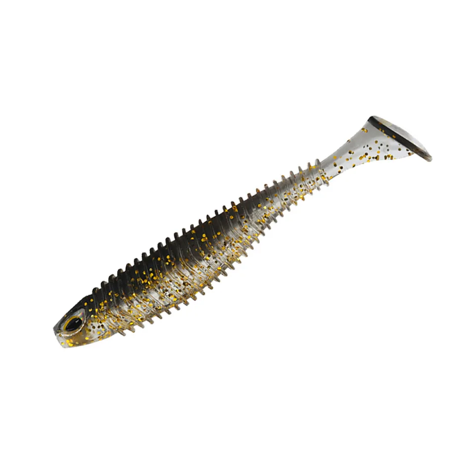 Wholesales 6.5cm/7.5cm Wobblers Fishing Soft Lures Rubber Soft Baits T-Tail Soft Worm Silicone Fish