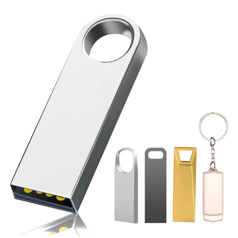 Mini metal USB flash drive custom flashdisk 2.0 usb pen drive 64 gb pendrive 128gb 32gb memorias usb 3.0 4gb 8gb  flashdrive
