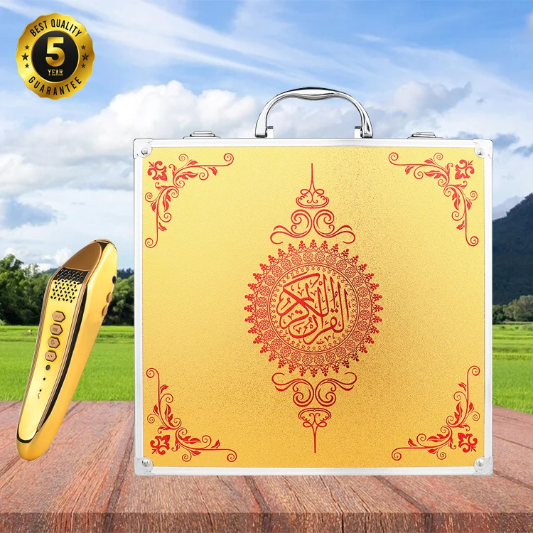 Мусульманский подарок Бесплатная загрузка видео более 23 языков цветной обучение Коран Электрический Коран говорящая ручка Коран ручка ридер