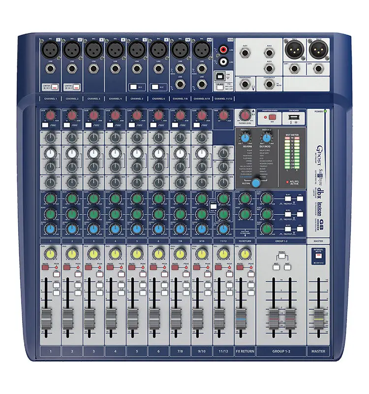 Signature 12 Analog 12 Channel Mixer with Onboard Lexicon Effects for DJ Controller