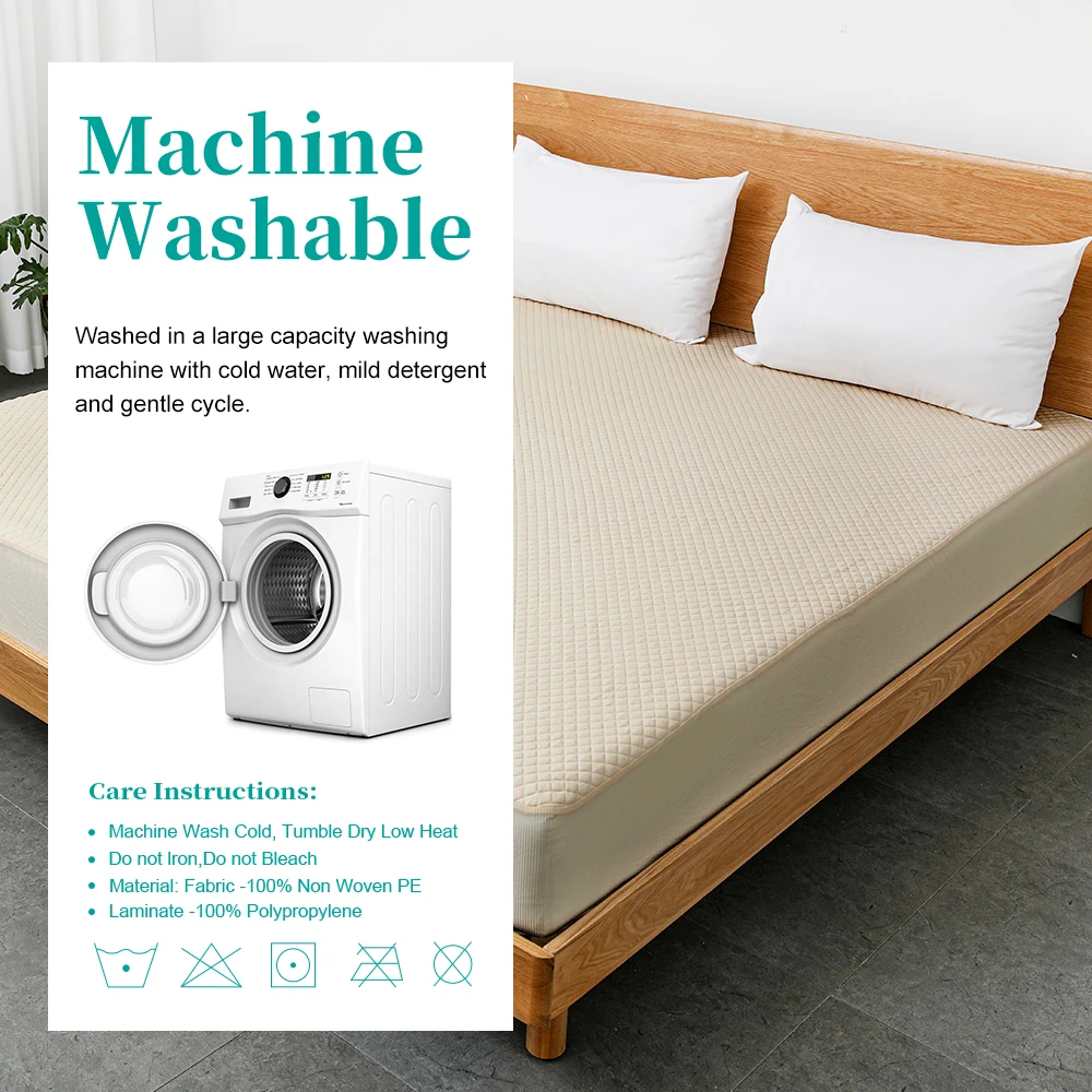 3D air Tencel jacquard fabric bedspread factory Anti-dust Mite Bed Bug Proof Waterproof  Mattress Protector  with Elastic Skirts