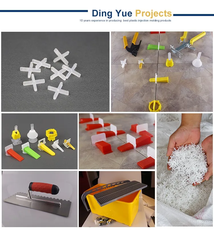 Ceramic Levelers Tile Wedges Levelling System Laying Aid Modern Pe Design Tile Leveling Clips Base 2.00 mm Floor and De Wedge