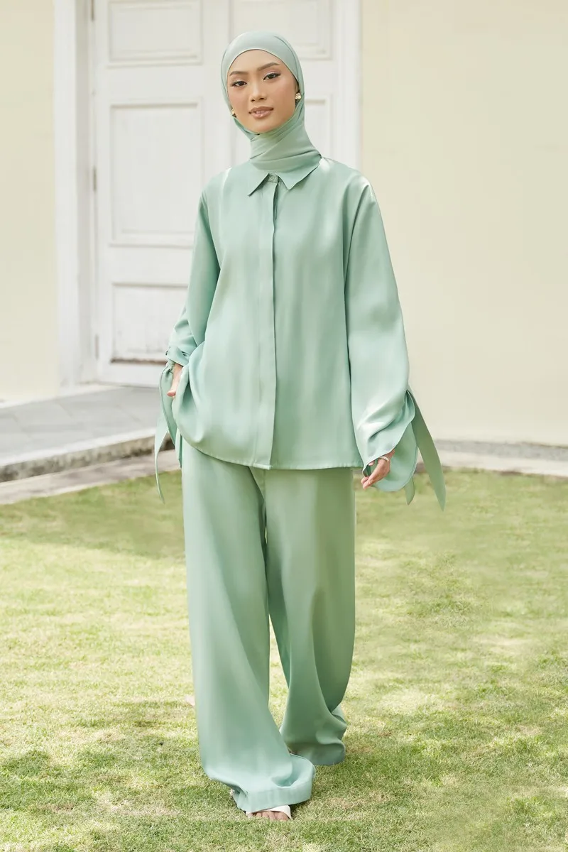 SIPO Women Muslim Sets Islamic Clothing Middle East Dress Suit Fashion Long Sleeve Skirt Modest 2 Piece Set