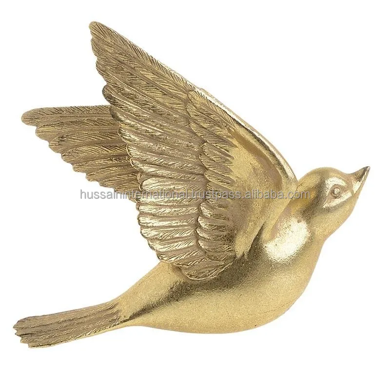 3d Bird Shaped Hanging Decoration Iron Metal Wall Art Decor